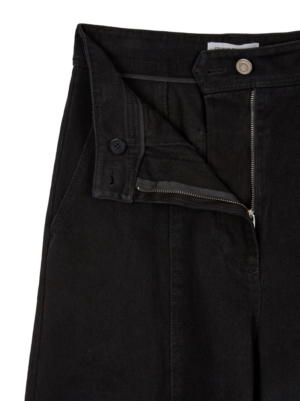 TOMBOY Baggy broek met vlakken Zwart