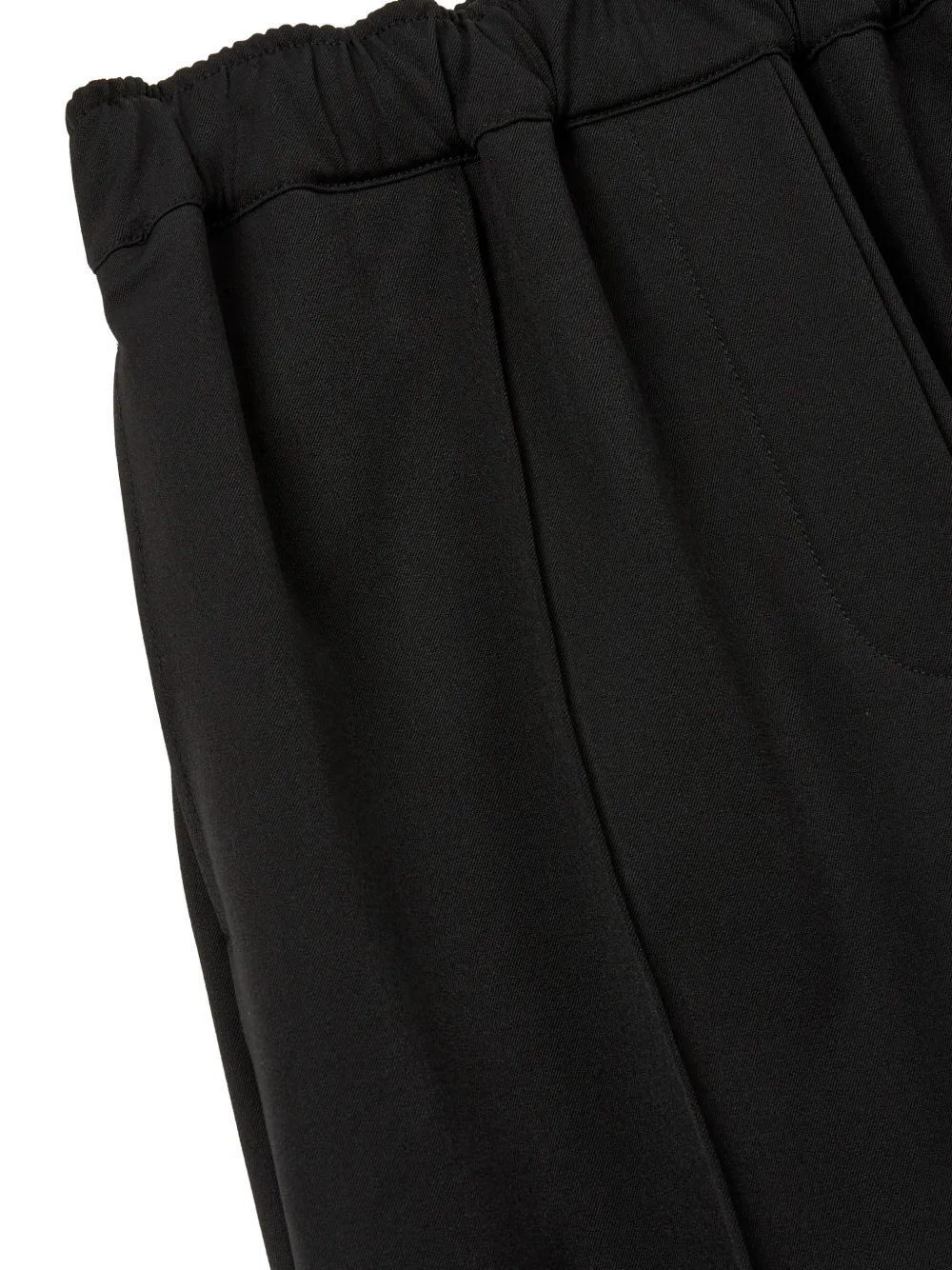 TOMBOY pintuck-detail trousers Zwart