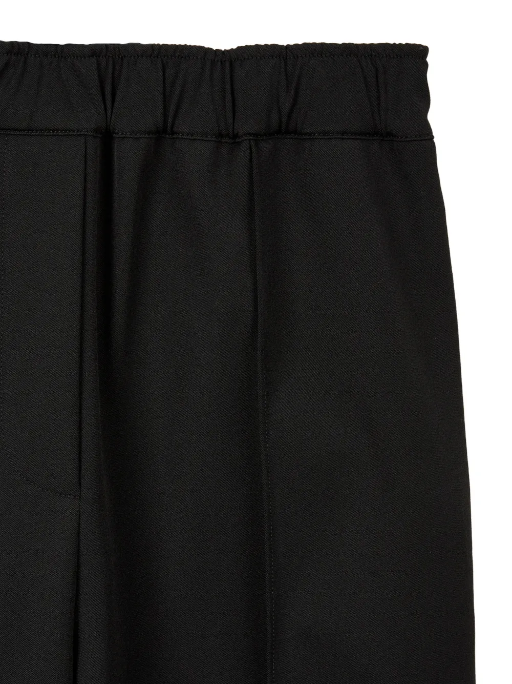 TOMBOY pintuck-detail trousers Zwart