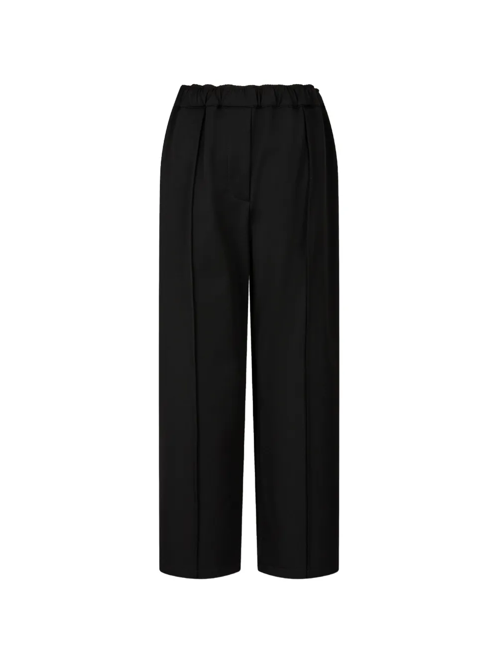 TOMBOY pintuck-detail trousers Zwart