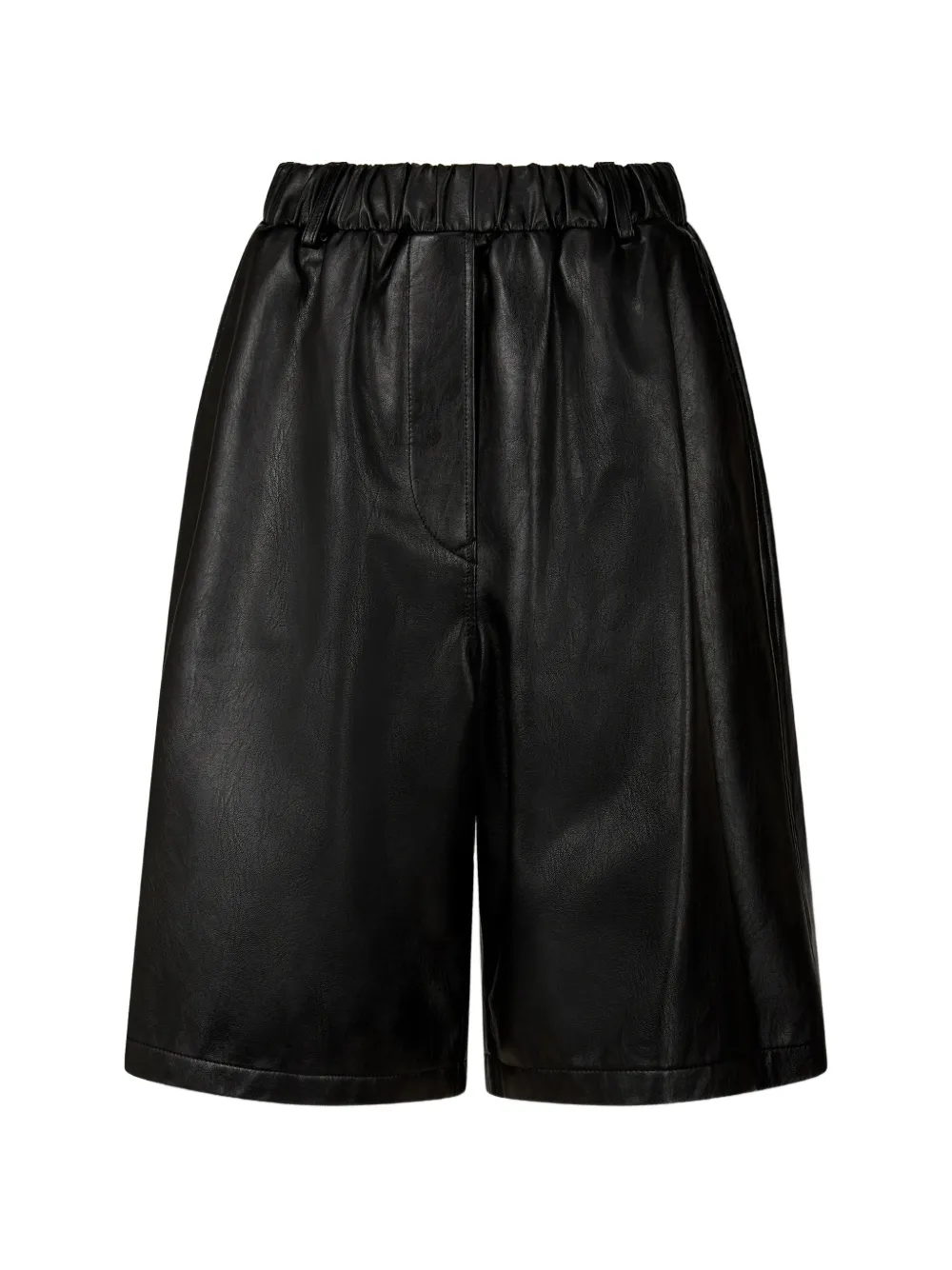 TOMBOY faux-leather shorts - Nero