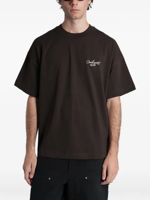 Carhartt WIP Script logo-embroidered T-shirt