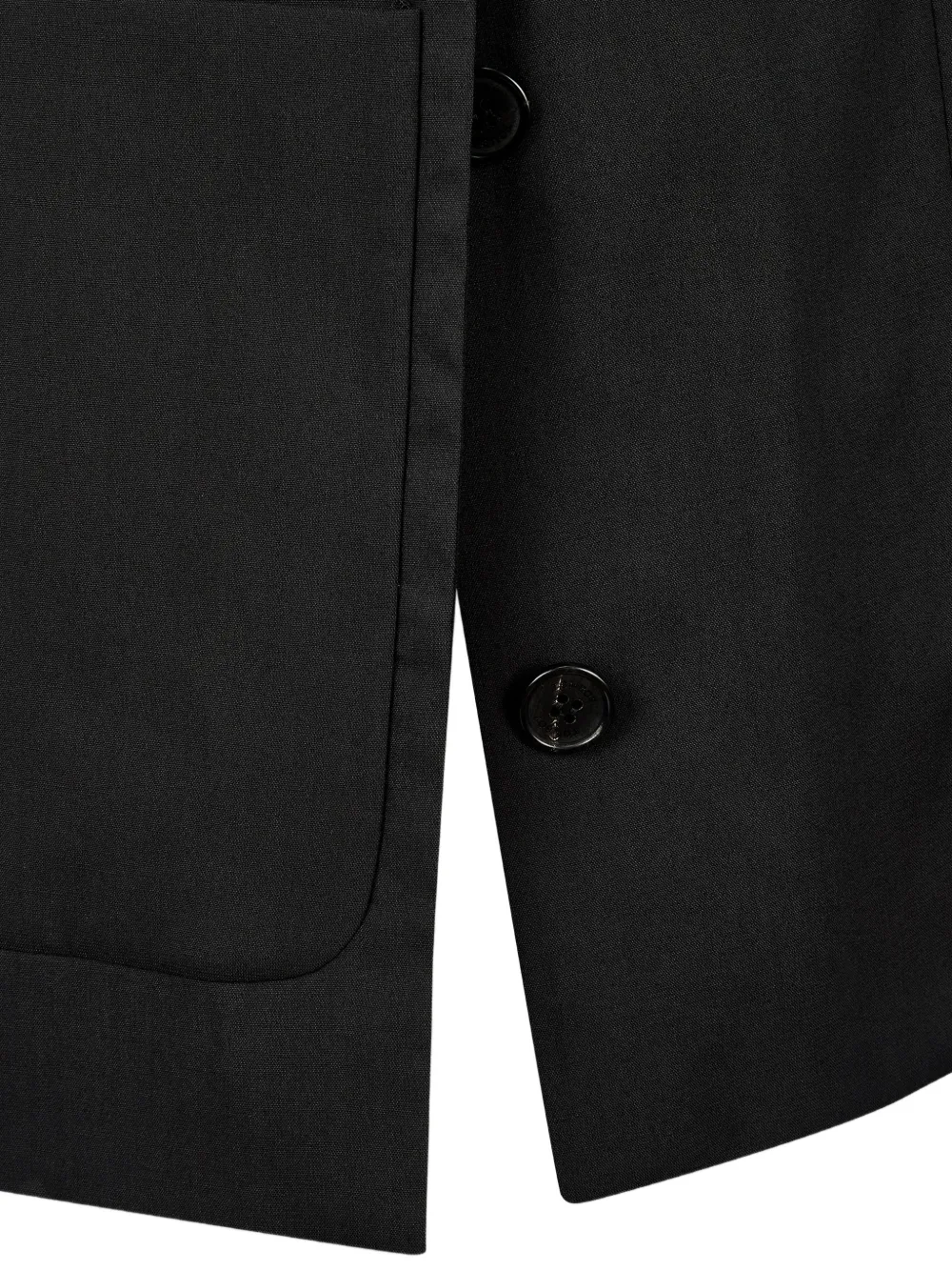 TOMBOY Blazer met enkele rij knopen Zwart