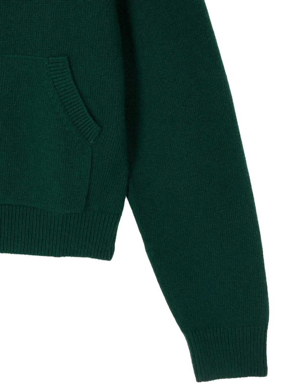 TOMBOY Hoodie met intarsia logo en rits Groen