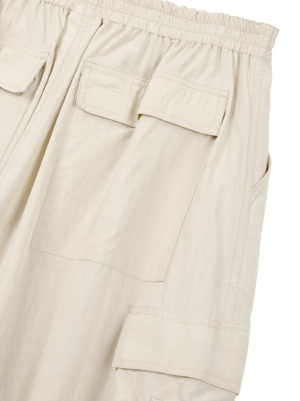 TOMBOY Cargo broek met klittenband Beige