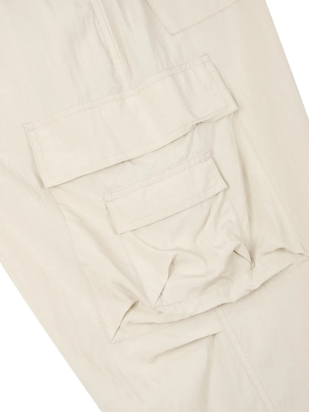 TOMBOY Cargo broek met klittenband Beige