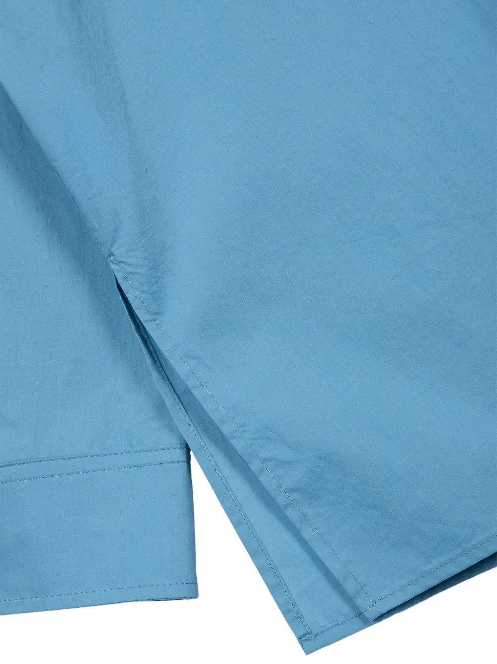 TOMBOY Blouse met diagonale knoop Blauw
