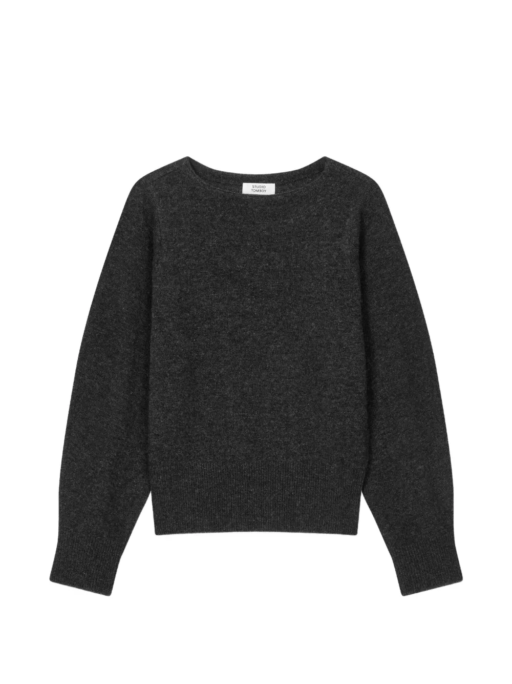 TOMBOY pull à encolure bateau - Gris TOMBOY pull à encolure bateau - Gris