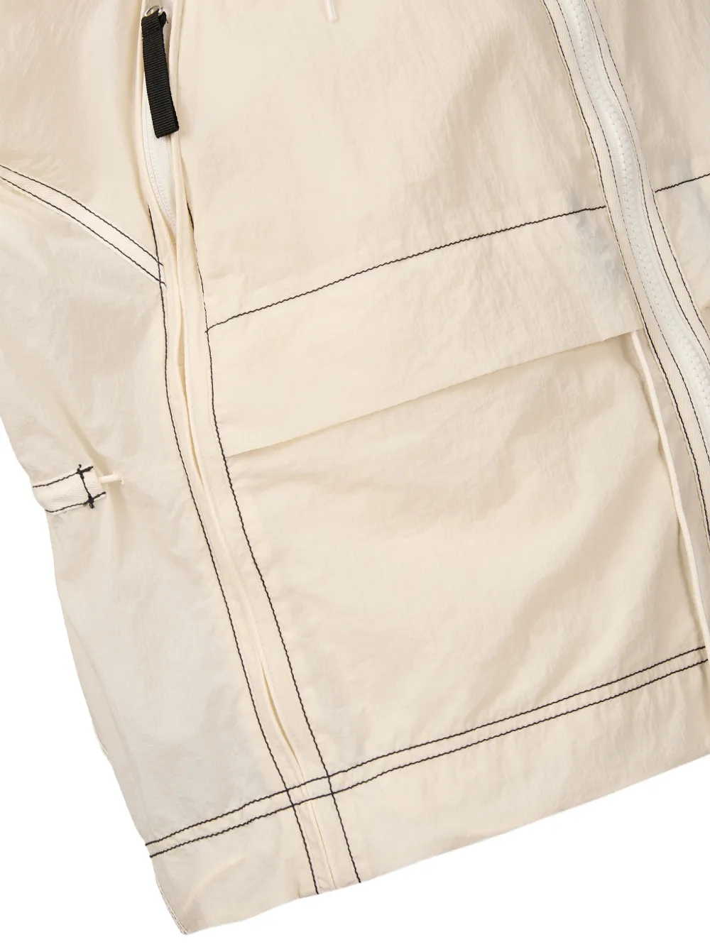 TOMBOY Jack met capuchon en stikseldetail Beige