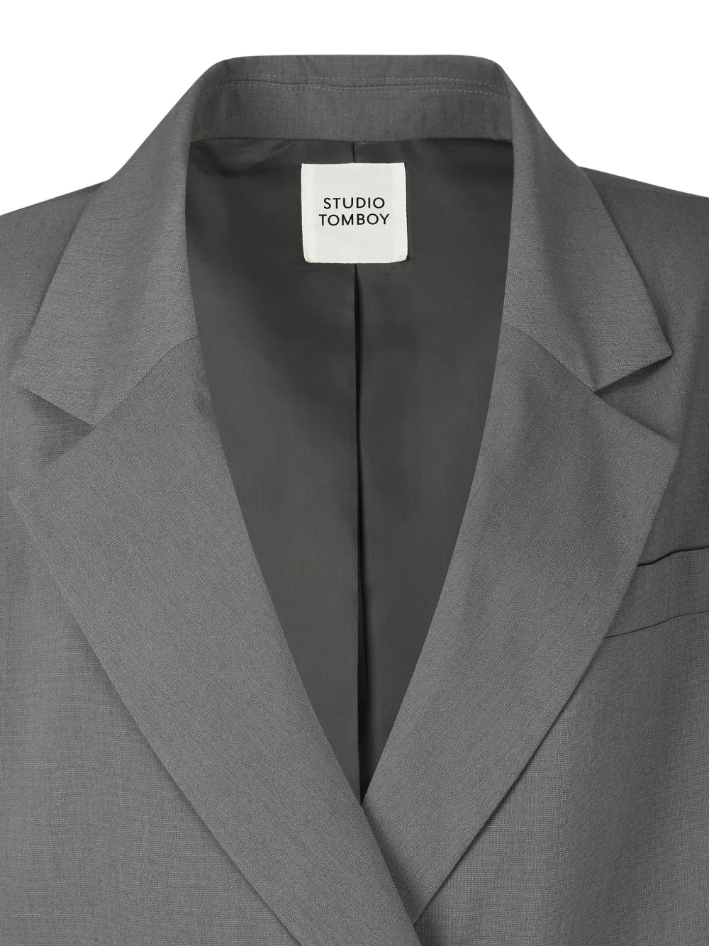 TOMBOY Blazer met enkele rij knopen Grijs