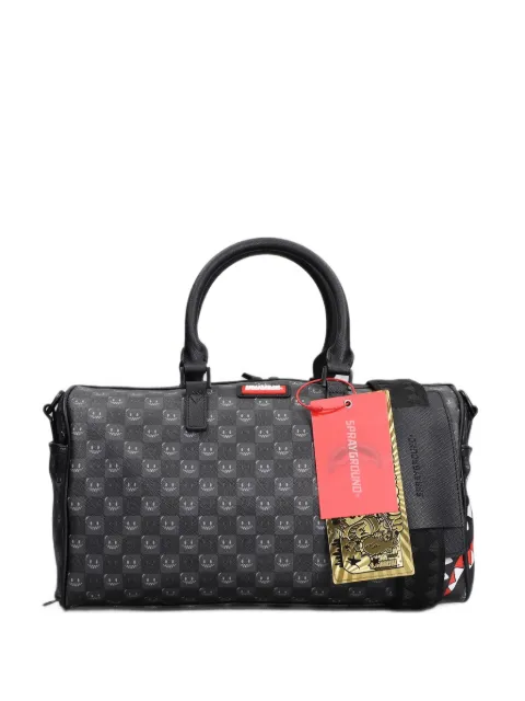 Sprayground Shark Mouth monogram-print shoulder bag