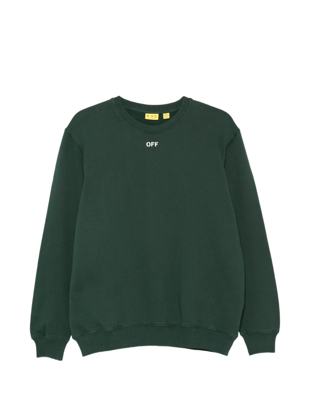 Off-White Kids pull à imprimé Arrows et logo imprimé - Vert Off-White Kids pull à imprimé Arrows et logo imprimé - Vert