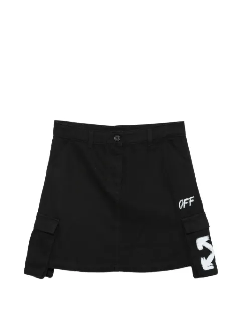 Off-White Kids Arrows-print cargo skirt