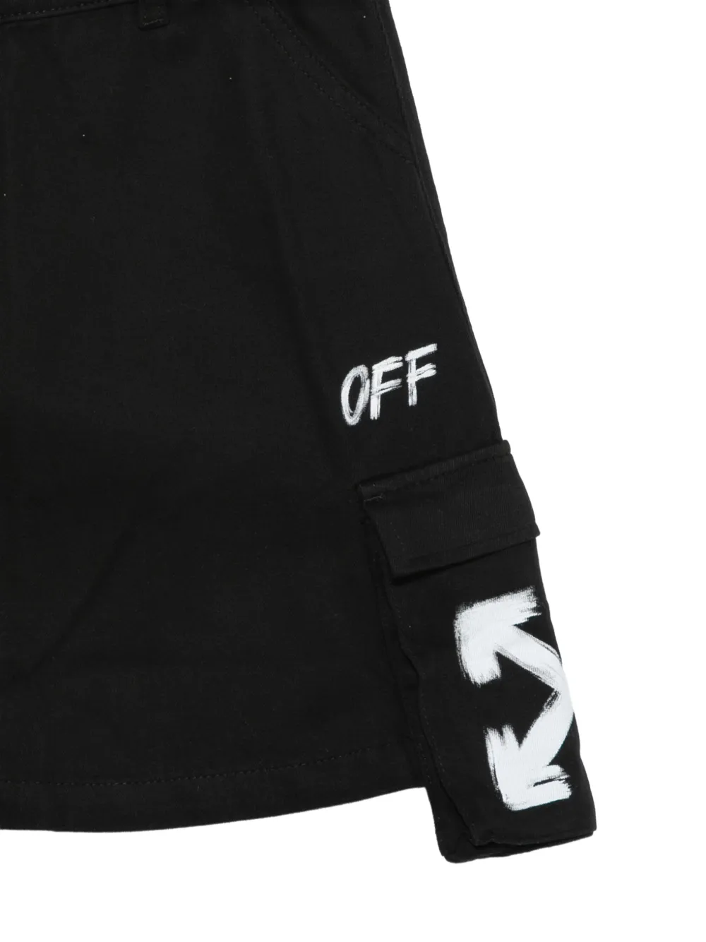 Off-White Kids Cargo rok met Arrows-print Zwart