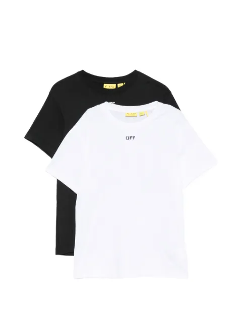 Off-White Kids lot de deux t-shirts Arrows à logo imprimé