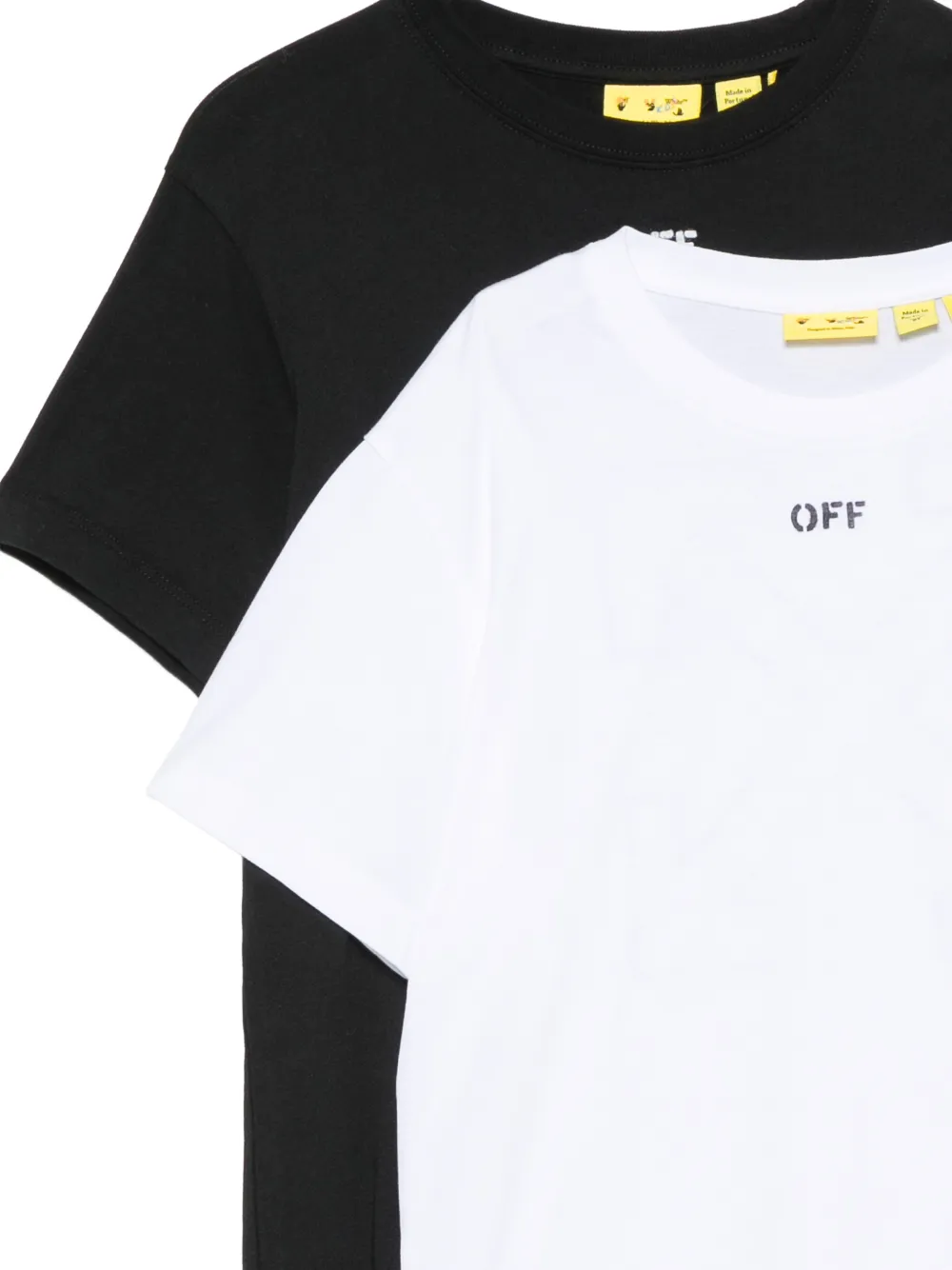 Off-White Kids Twee Arrows T-shirten met logoprint Zwart