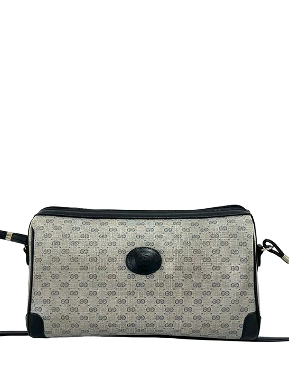 Gucci Pre-Owned Borsa a tracolla micro in tessuto GG Supreme XX secolo - Grigio