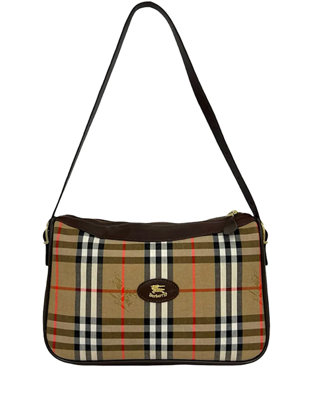 Burberry Pre-Owned 20th Century Haymarket Check Canvas crossbody bag - Toni neutri