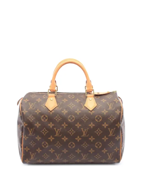 Louis Vuitton Pre-Owned 2018 모노그램 스피디 30 보스턴 백