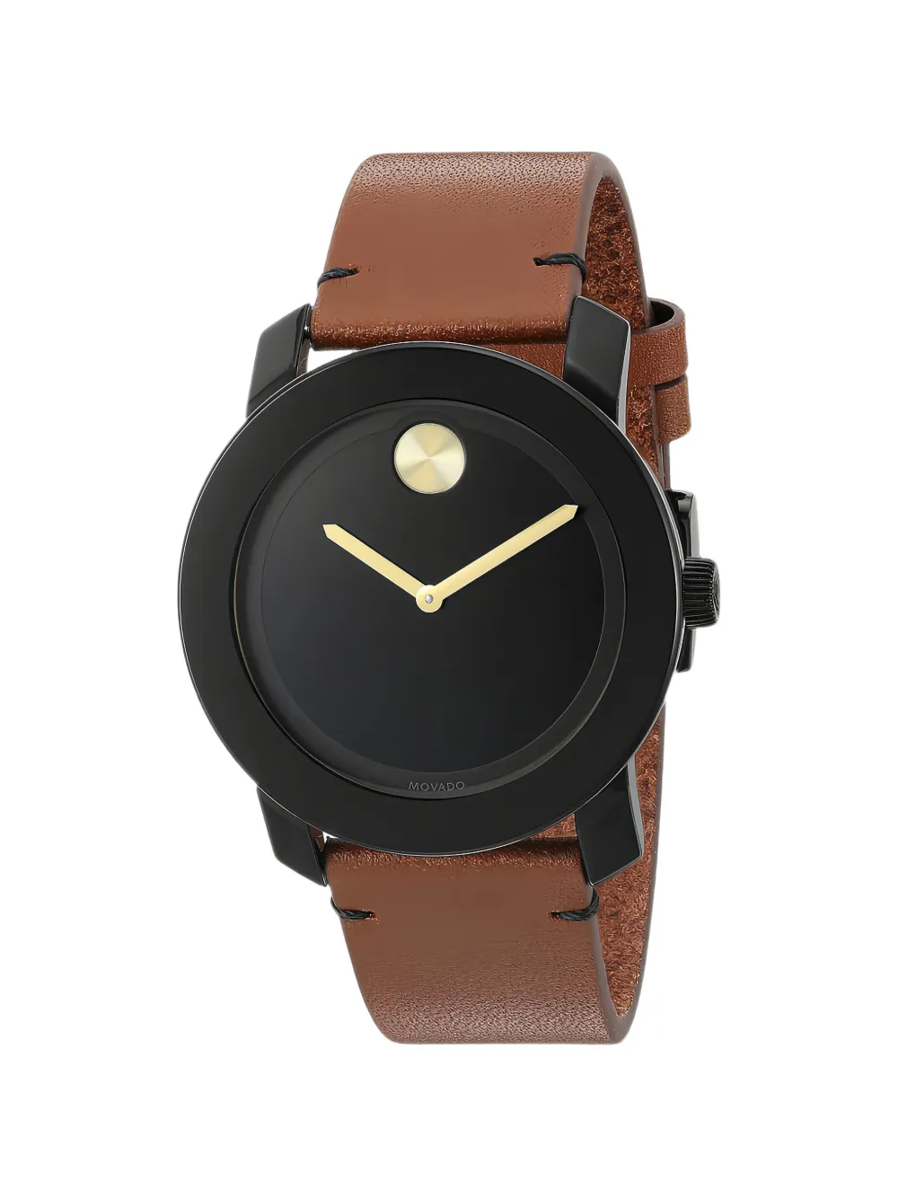 Movado logo-detail 42mm watch - Nero