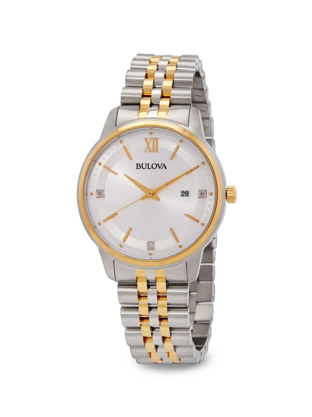 Bulova Logo-detail 41mm Watch In White