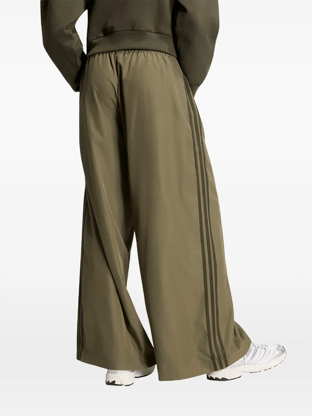 adidas Firebird Adilenium side-stripe track pants Groen