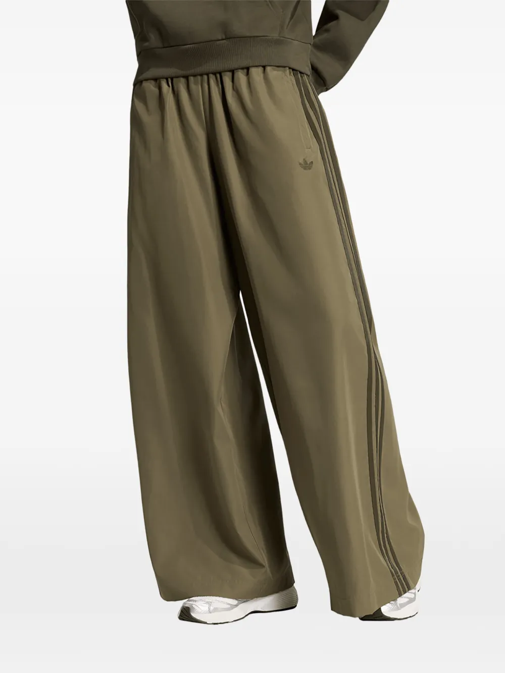 adidas Firebird Adilenium side-stripe track pants Groen