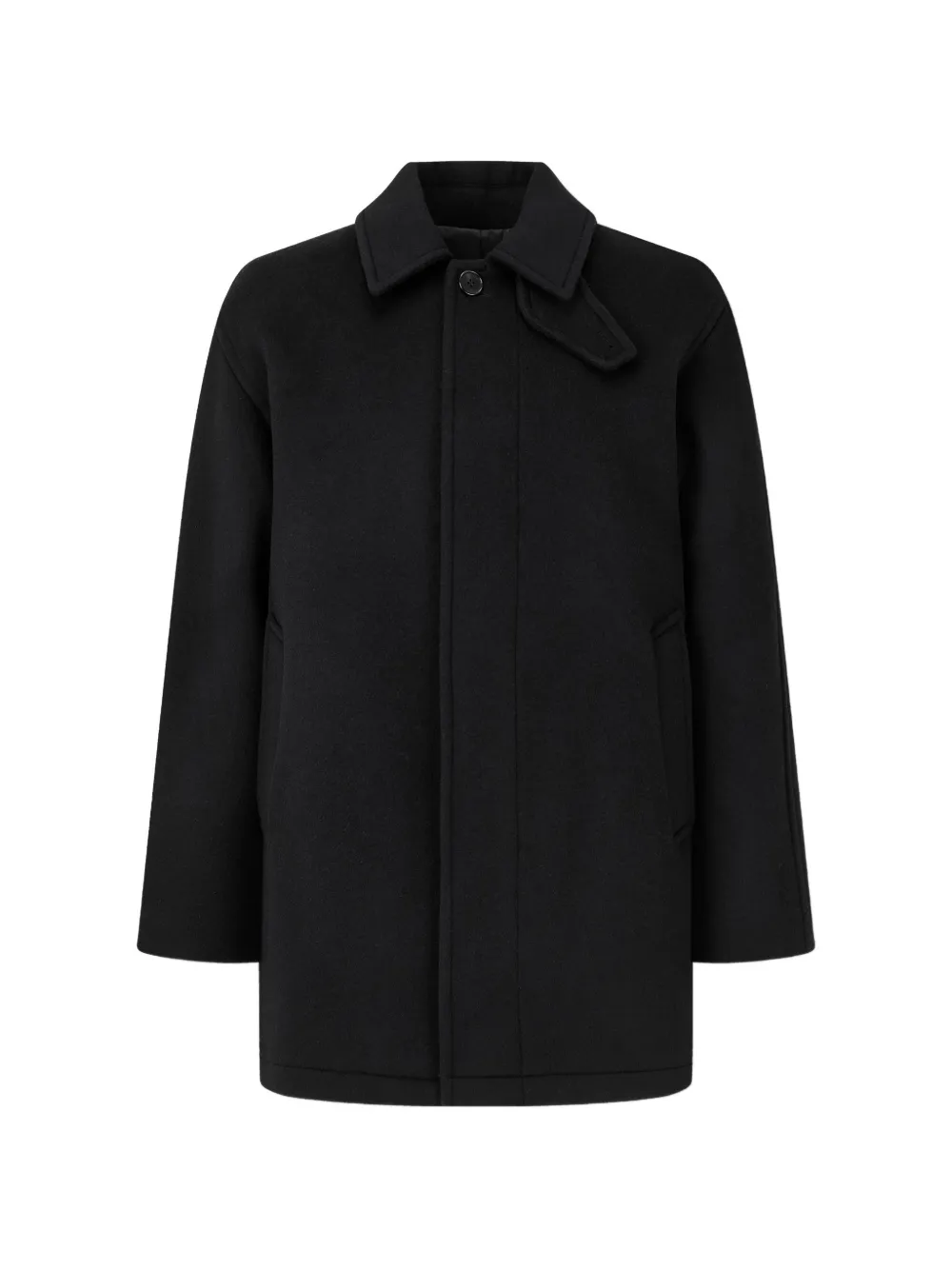 TOMBOY throat-latch single-breasted coat - Noir TOMBOY throat-latch single-breasted coat - Noir