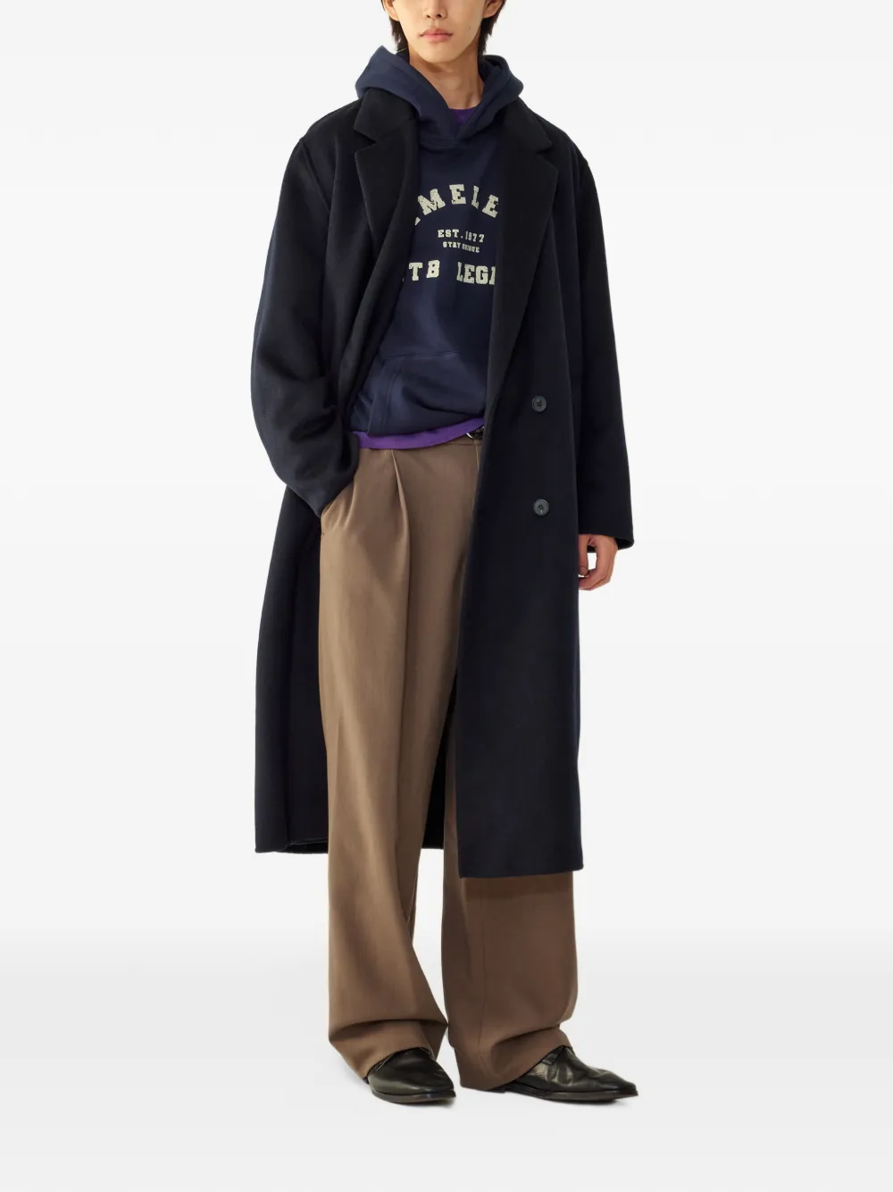 TOMBOY Jas met dubbele rij knopen Blauw