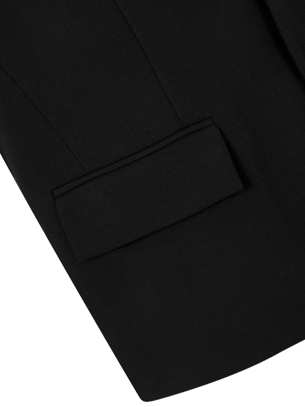 TOMBOY Blazer met enkele rij knopen Zwart