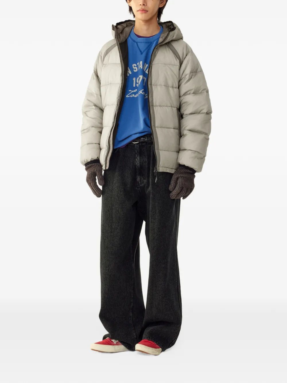 TOMBOY Gevoerd jack met capuchon Beige