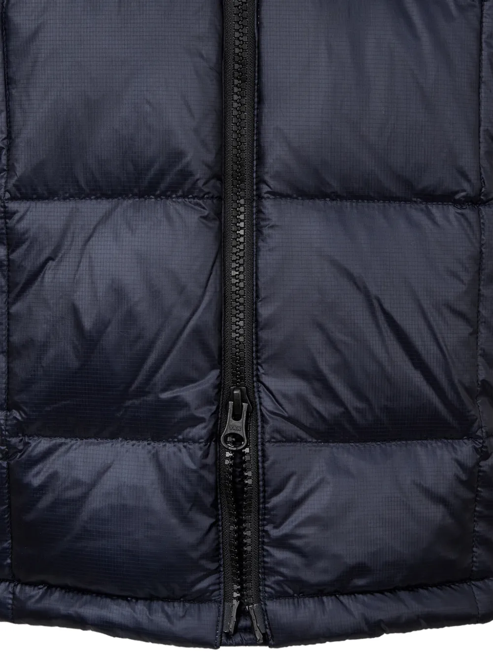 TOMBOY quilted hooded jacket Blauw