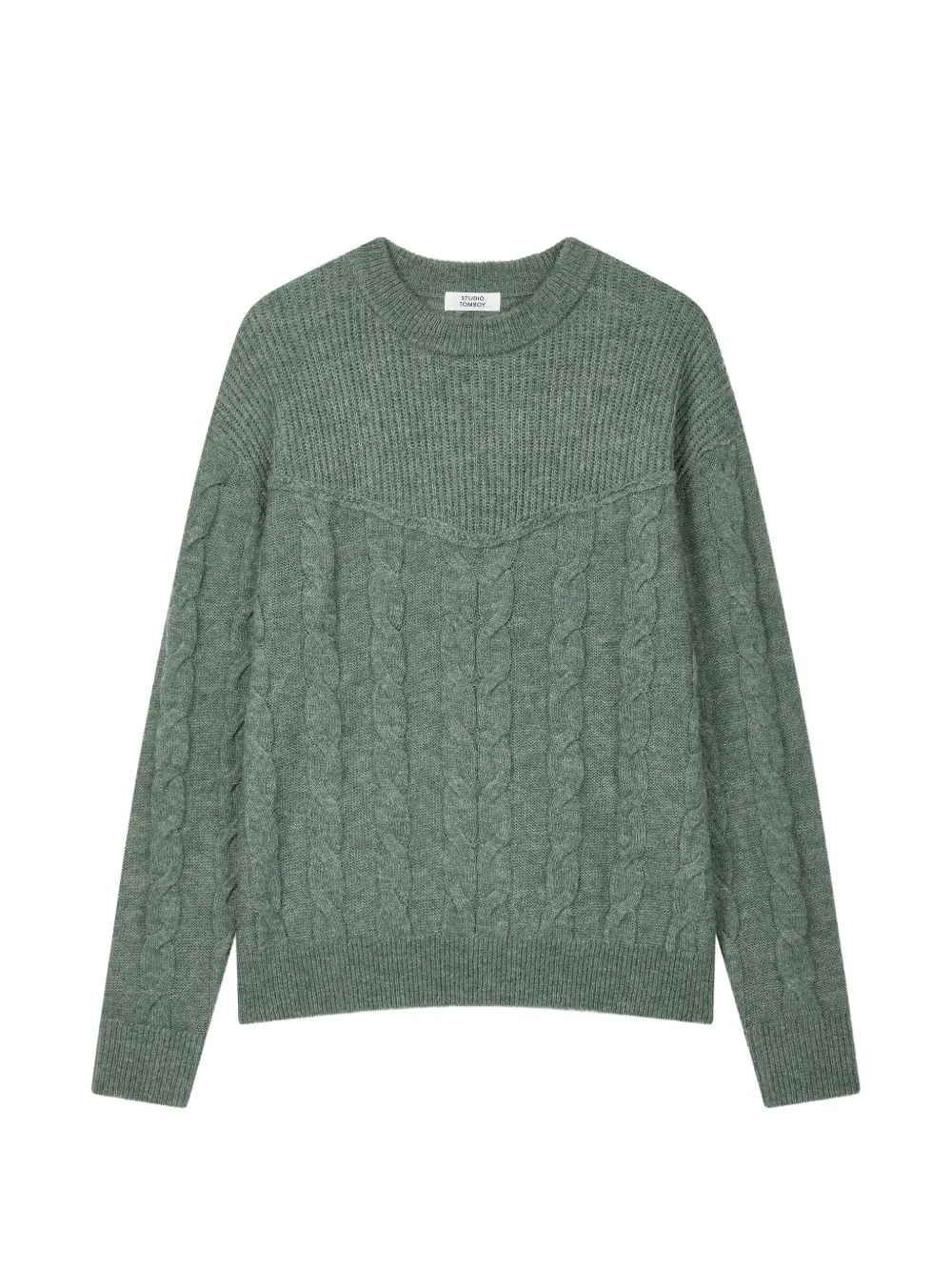 TOMBOY cable-knit sweater