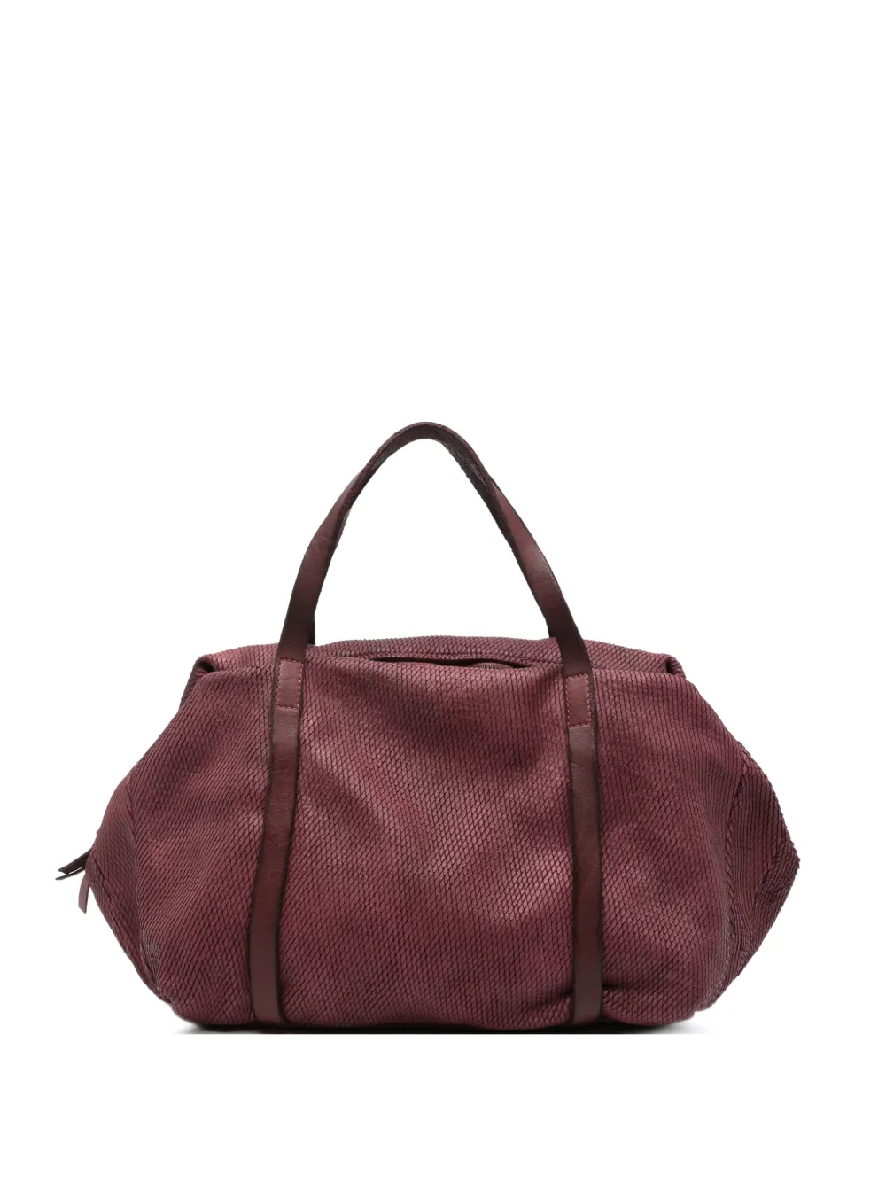 SOMMET medium Petalino laser-cut shoulder bag - Rosso
