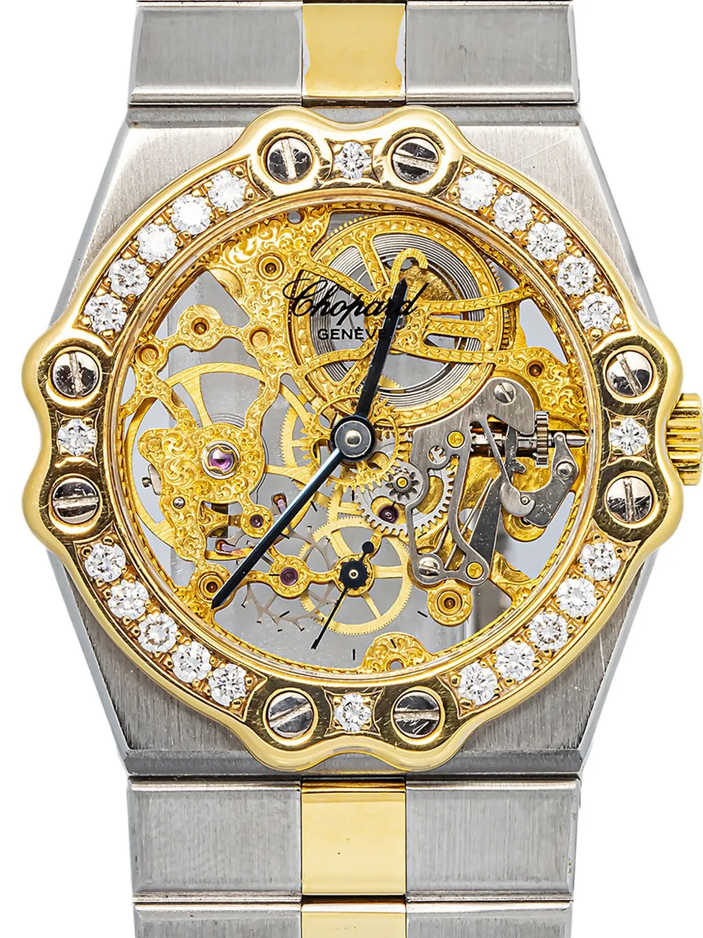 Chopard Pre-owned St. Moritz Skeleton 32mm Watch in Gold, view 2