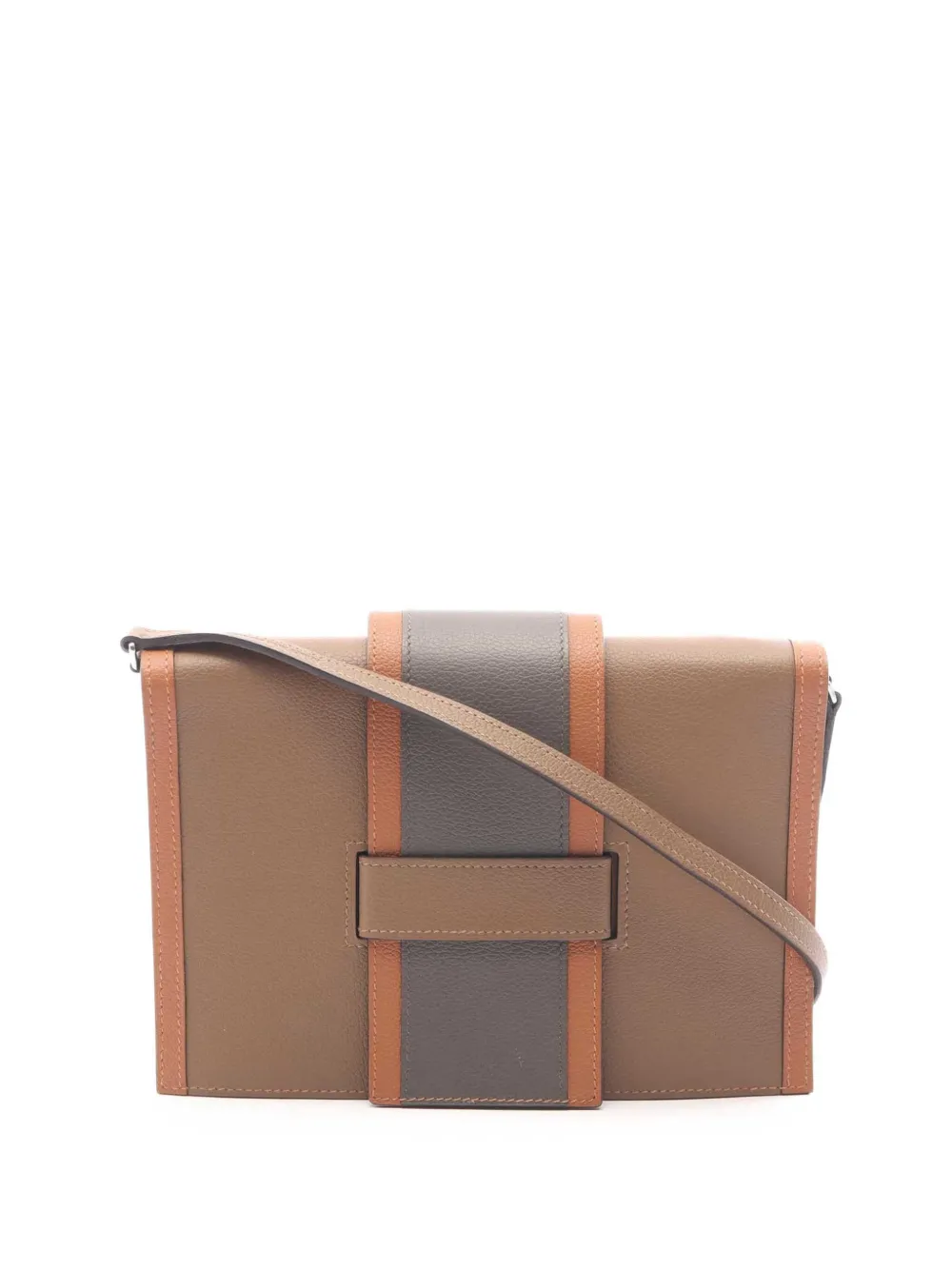 Hermès Pre-Owned 2021 Evercolor H Passant crossbody bag - Toni neutri