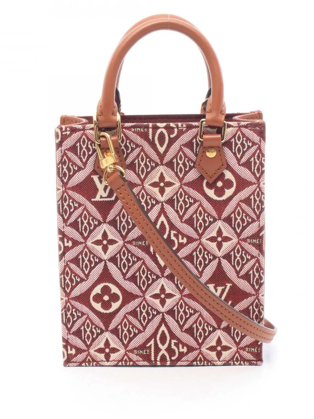 Louis Vuitton Pre-Owned 2020 Since 1854 Petit Sac Plat satchel - Rosso