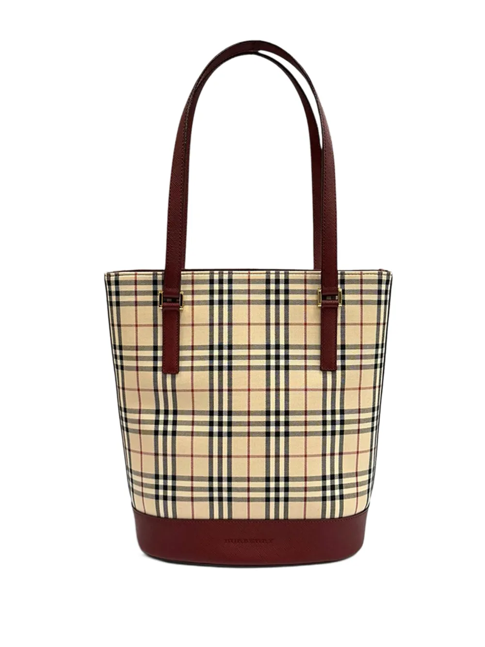 Burberry Pre-Owned 2000-2017 House Check Canvas tote bag - Toni neutri