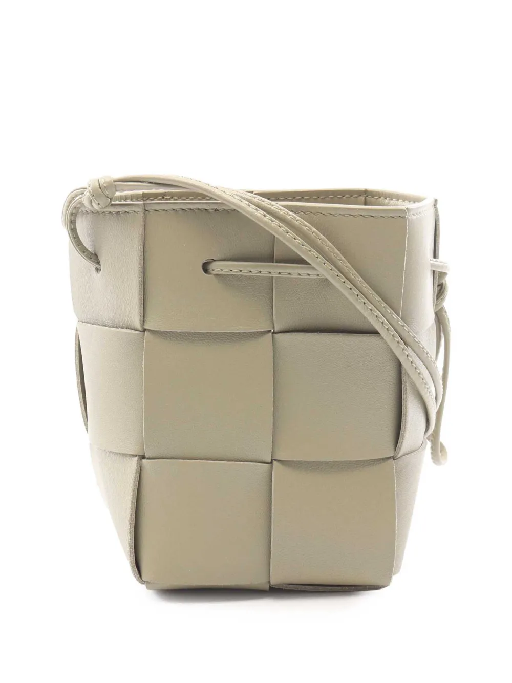 Bottega Veneta Pre-Owned 2012-2026 Mini Nappa Maxi Intrecciato Cassette Bucket Bag crossbody bag - Marrone