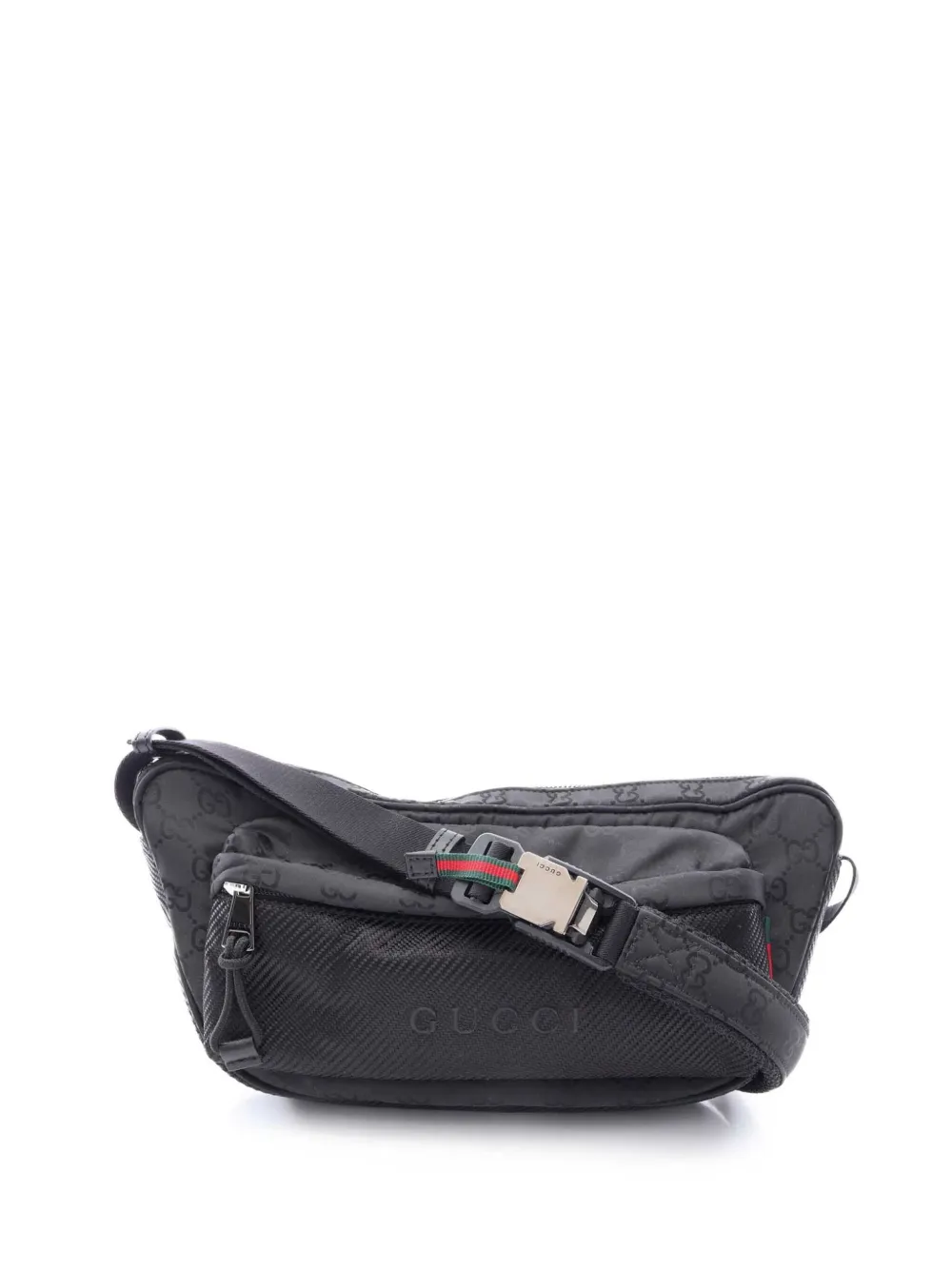 Gucci Pre-Owned 2000-2015 GG Nylon Web belt bag - Nero