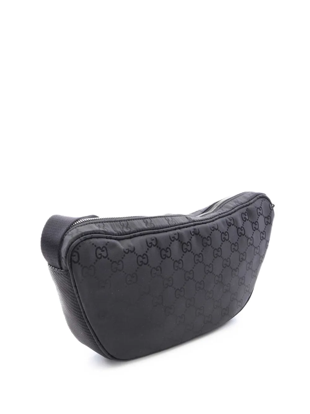 Gucci Pre-Owned 2000-2015 GG Nylon Web heuptas Zwart