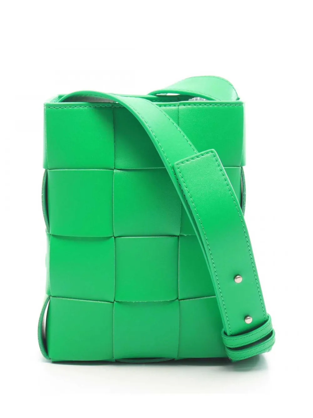 Bottega Veneta Pre-Owned 2012-2026 Nappa Intrecciato Cassette crossbody bag - Verde