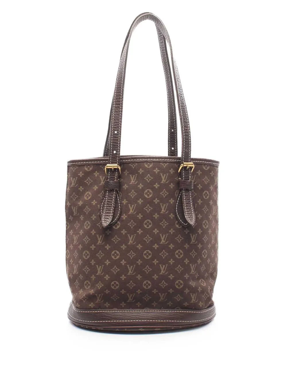 Louis Vuitton Pre-Owned mini sac seau Lin PM monogrammé (2007) - Marron