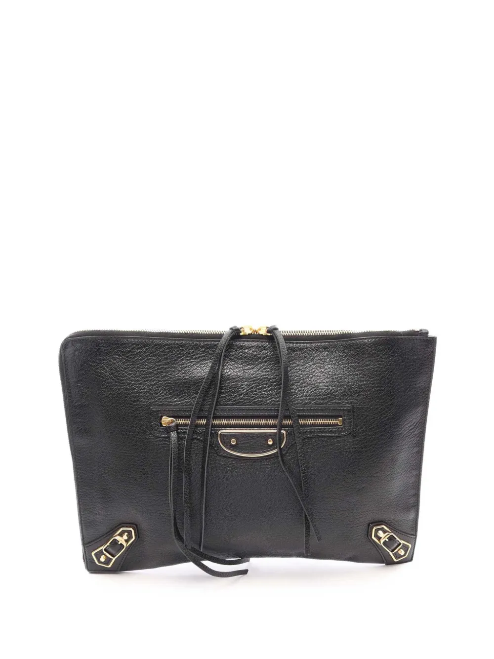Balenciaga Pre-Owned 2005-2026 Motocross Giant Arena clutch bag - Nero