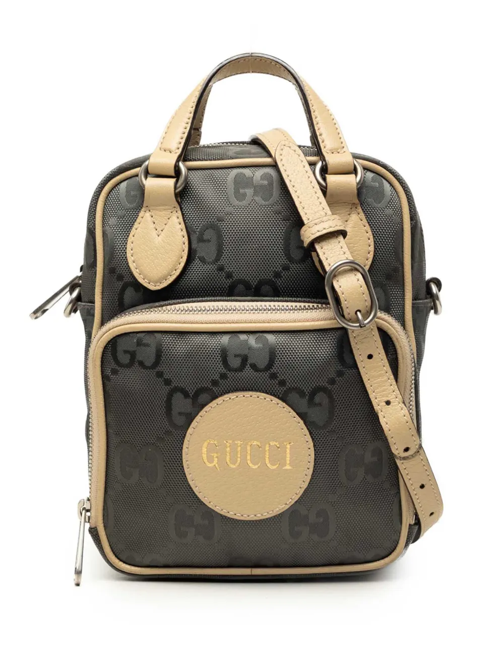 Gucci Pre-Owned 2000-2015 GG Nylon Off The Grid satchel - Grigio