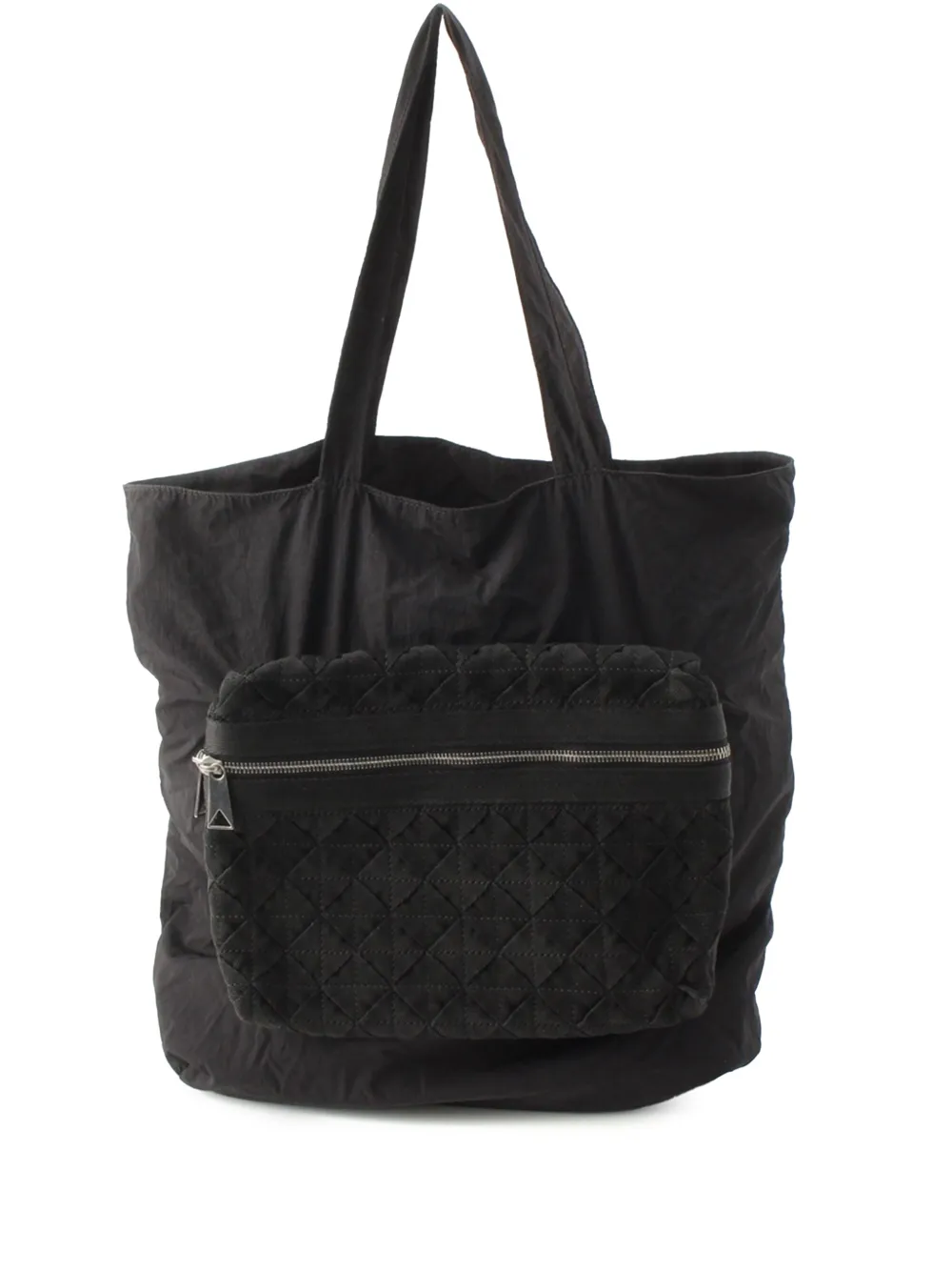 Bottega Veneta Pre-Owned 2012-2026 Intrecciato Trimmed Nylon Eco tote bag - Nero