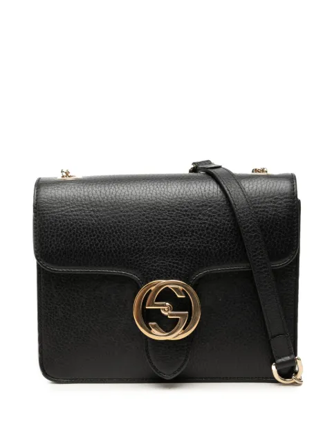 Gucci Pre-Owned 2016-2026 Small Dollar Calfskin Interlocking G crossbody bag