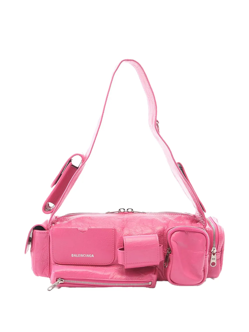 Balenciaga Pre-Owned 2018-2026 Lambskin Superbusy Sling Bag XS shoulder bag - Rosa