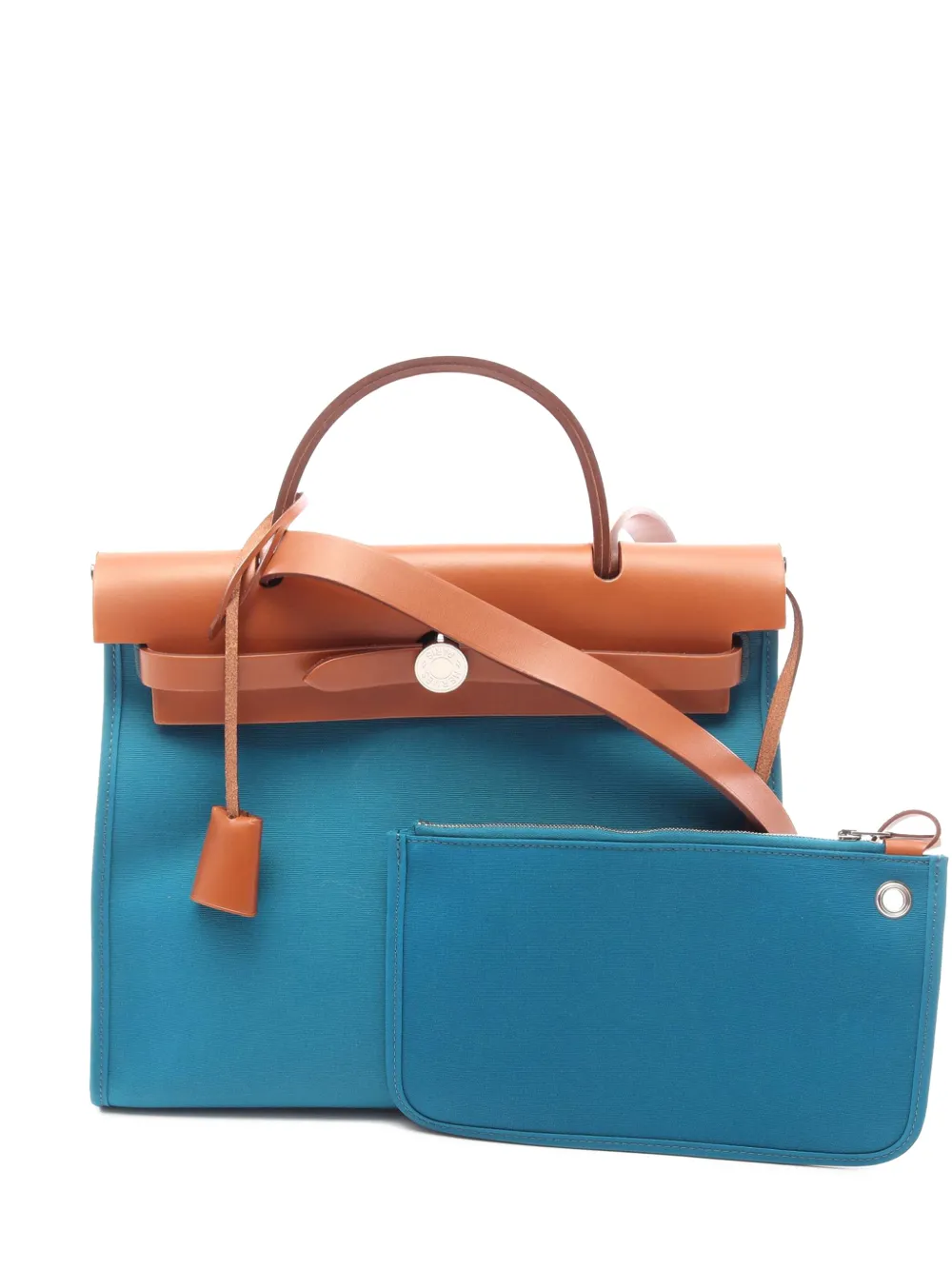 Hermès Pre-Owned 2020 Toile Herbag Zip 31 satchel - Blu