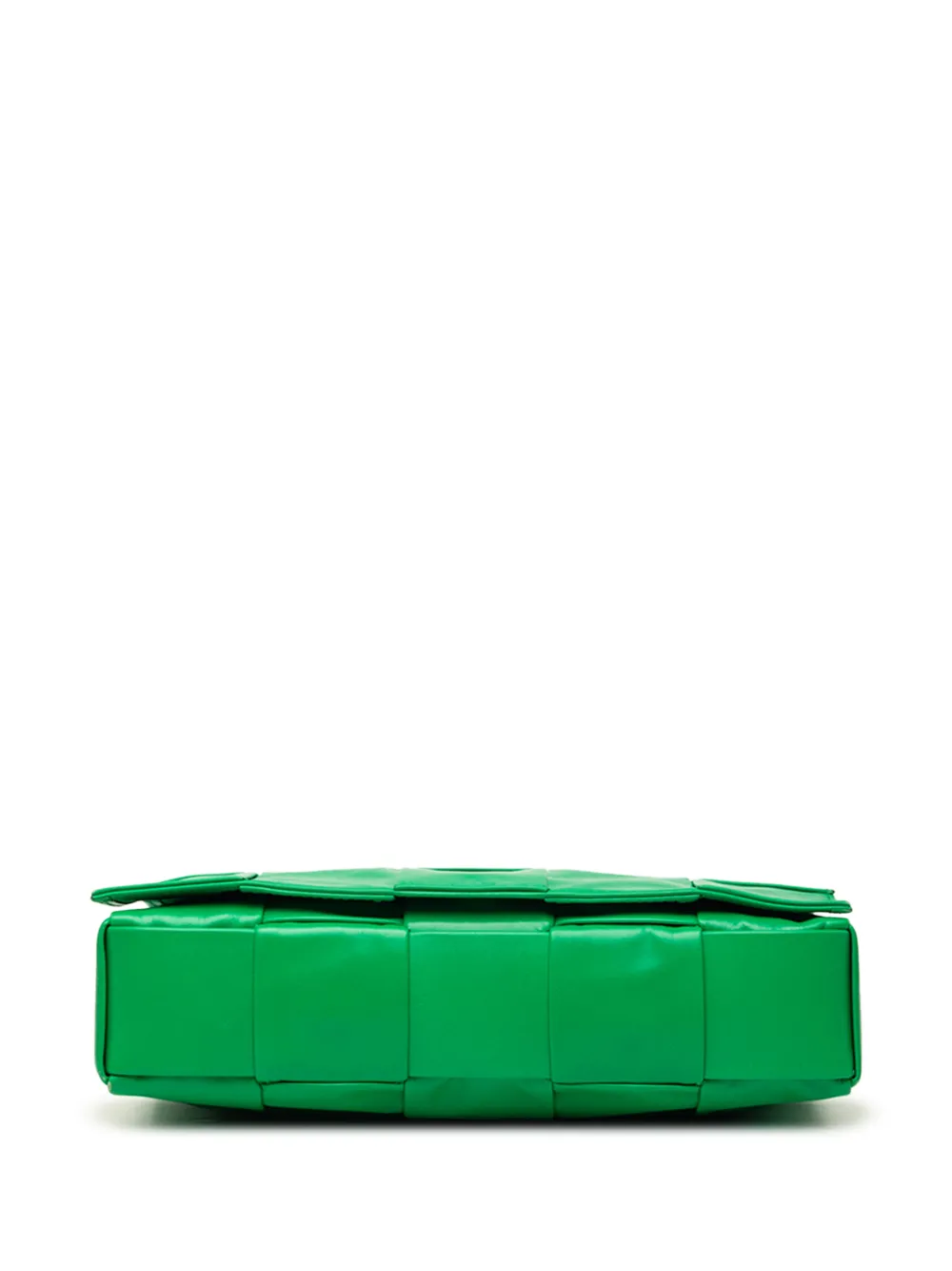 Bottega Veneta Pre-Owned 2012-2026 Nappa Intrecciato Cassette crossbodytas Groen